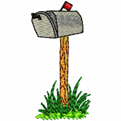 Mailbox Embroidery Design 6 Mailbox Embroidery Design 6